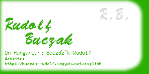 rudolf buczak business card